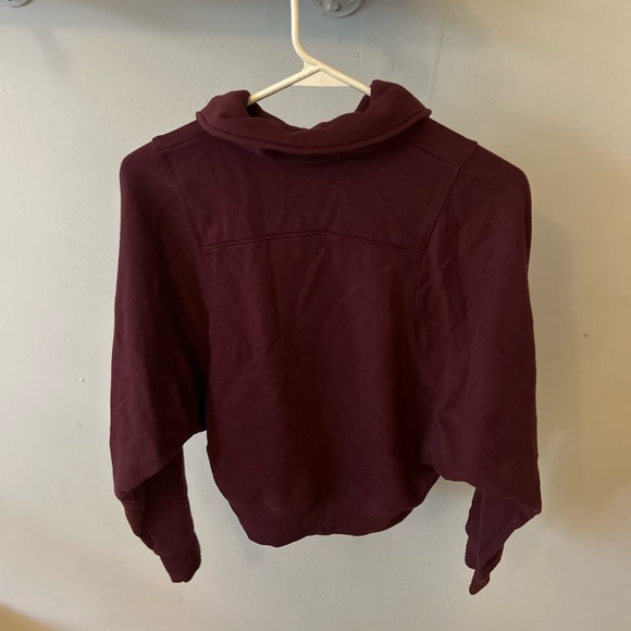 Wild Fable Maroon Half-Zip Sweatshirt - Picture 2 of 3